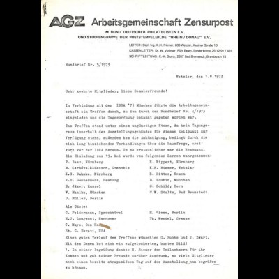 Arbeitsgemeinschaft Zensurpost 1973/1981