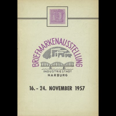 Festschrift zur Briefmarkenausstellung Harburg 1957