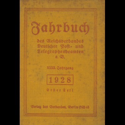 Jahrbuch des Reichsverbandes Deutscher Post- und Telegraphenbeamten e.V.