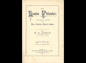 The London Philatelist, August - Dezember 1908.