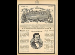 Wiener Briefmarken-Zeitung, IV. Jg., 1883.