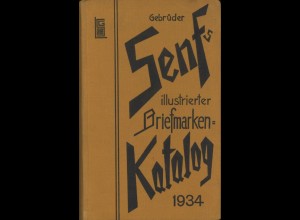 Gebrüder Senfs Illustrierter Briefmarken-Katalog 1934