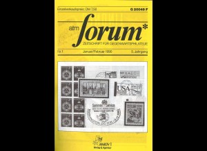 atm forum, Zeitschrift für Gegenwartsphilatelie, kpl. Jg. 1990 (5. Jg.) 