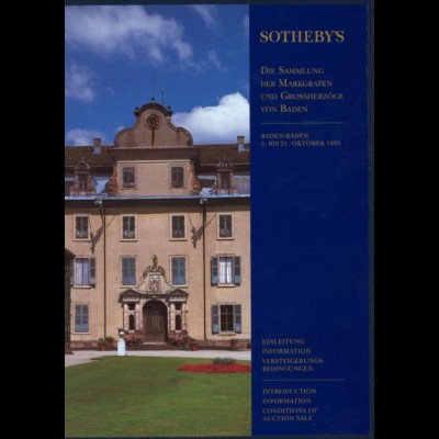 Die Sammlung der Markgrafen und Grossherzöge von Baden, Sotheby's 1995.