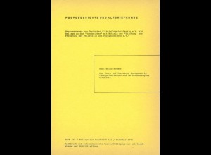 Postgeschichte und Altbriefkunde, Heft 107, Dezember 1991.