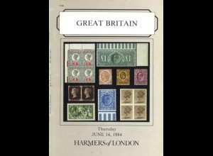 GROSSBRITANNIEN: Great Britain, Harmers of London, 14. Juni 1984.