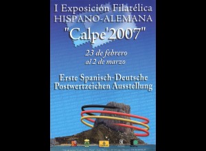 Calpe 2007: Erste Spanisch-Deutsche Postwertzeichen Ausstellung
