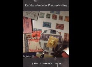 NIEDERLANDE: De Nederlandsche Postzegelveiling 5.-7. November 2009.