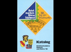 Briefmarkenbörse Südwest, Sindelfingen 1988.