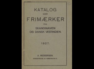 SKANDINAVIEN: Katalog over Frimaerker fra Skandinavien, 1927