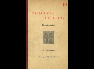 SKANDINAVIEN: Frimaerke Katalog Skandinavien, A. Reddersen, Kopenhagen 1940.