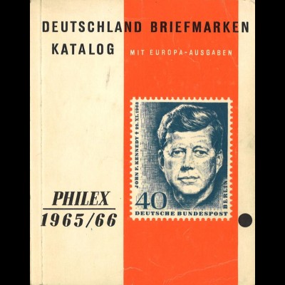 Philex Deutschland Briefmarken-Kataloge, Köln 1965 - 1976.