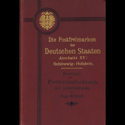 ALTDEUTSCHLAND: Hugo Krötzsch. Handbuch XV - Schleswig-Holstein 1897