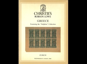GRIECHENLAND: Christie's Robson Lowe: The "Nafplion" Collection