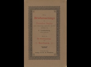 Lindenberg, Carl: Die Briefumschläge der deutschen Staaten: Sachsen (1894)