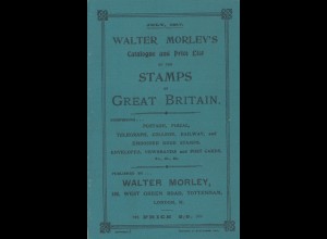 GROSSBRITANNIEN: Walter Morley's Catalogue and Price list (1897)