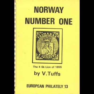 NORWEGEN: V. Tuffs: Norway Number One. The 4 Sk. Lion of 1855