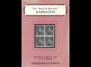 BARBADOS: The "Basil B. Benwell" Collection (Harmers, 25.4.1985)