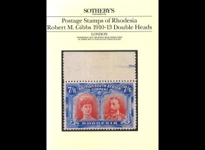 RHODESIEN: Postage Stamps of Rhodesia, 2 Bände (Soetheby's 1987/88)