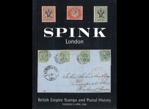 British Empire Stamps and Postal History (Spink, 6.4.2000)