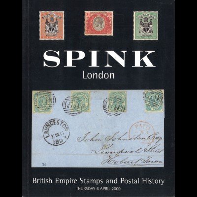 British Empire Stamps and Postal History (Spink, 6.4.2000)
