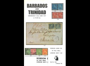 BARBADOS etc.: 2 Auktionskataloge 1977/1981