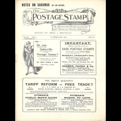 GROSSBRITANNIEN: The Postage Stamp (1910-1912)