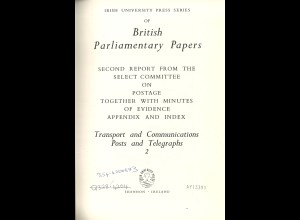 GROSSBRITANNIEN: British Parliamentary Papers (1937-38)