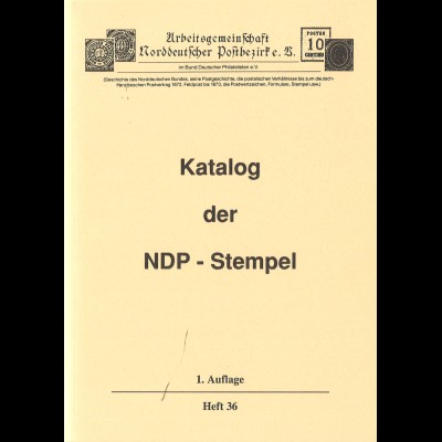 ArGe NDP: Katalog der NDP-Stempel, 1. Aufl. 1991