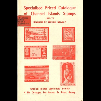GROSSBRITANNIEN: W. Newport: Specialised Priced Catalogue of Channel islands