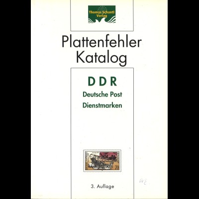 Schantl: Plattenfehler Katalog DDR, 3. Aufl. 1996