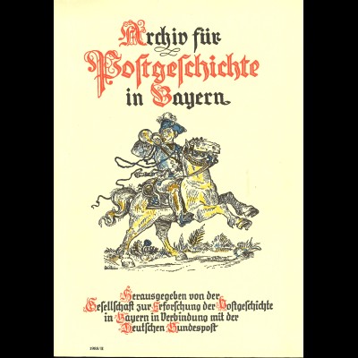 Archiv für Postgeschichte in Bayern (2/1988)