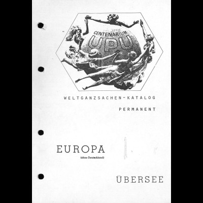 Ascher: Weltganzsachen-Katalog Europa/Übersee (Erner-Reprint + Preisliste)