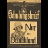 Kleines Konvolut der Schulungsbriefe der NSDAP 1939/1940