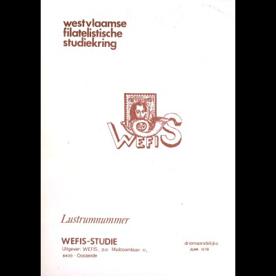 BELGIEN: Lustrumnummer de WEFIS-Studie Juni 1978