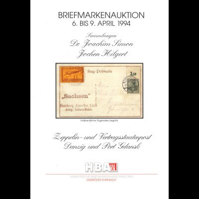 HBA-Auktion: Sammlungen Dr. Joachim Simon / Jochen Hilgert (1994)