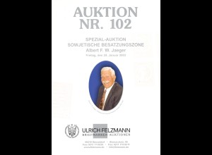 Ulrich Felzmann-Auktionen: Sammlung SBZ Albert F. W. Jaeger (2003)