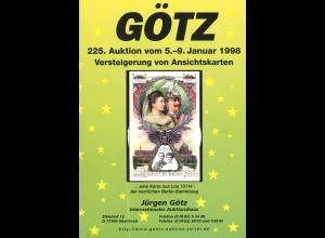 225. Götz-Auktion: Ansichtskarten (5.-9. Januar 1998)