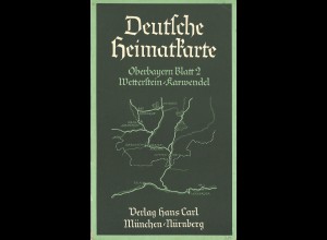 Deutsche Heimatkarte (4 Stück, Bayern)