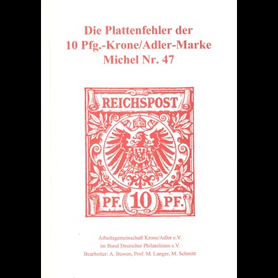 Die Plattenfehler der 10 Pfg.-Krone/Adler-Marke Michel Nr. 47 (1994)