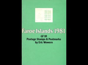 FARÖER:Eric Wowern: Faroe Islands 1981. GF 10. Postage Stamps & Postmarks