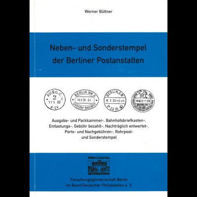 Werner Büttner: Neben- und Sonderstempel der Berliner Postanstalten (1999)