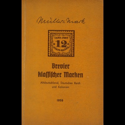 Ewald Müller-Mark: Brevier Klassischer Marken (1956)