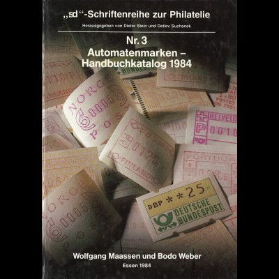 Maassen/Weber: Automatenmarken-Handbuch-Kataliog 1984