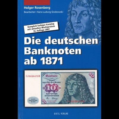 Rosenberg/Grabowski: Die deutschen Banknoten ab 1871 (16. Aufl.2007)