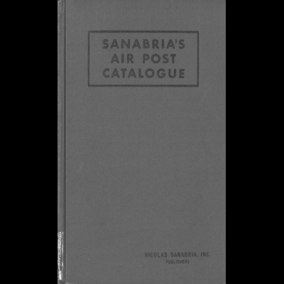 SANABRIA'S AIR POST CATALOGUE (1948)