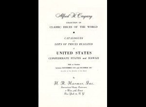 H.R. Harmer: Alfred H. Caspary Collections of the United States