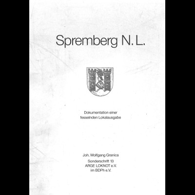 Joh. Wolfgang Granica: Spremberg N. L. (1989)