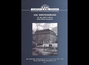 Heinrich Köhler-Auktion 18.5.2007: Berliner Postgeschichte + DDR