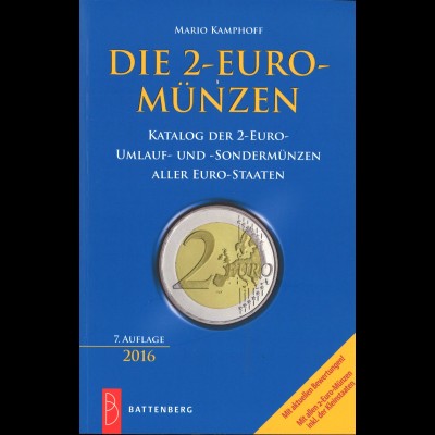 Mario Kamphoff: Die 2-Euro-Münzen (7. Aufl. 2016)
